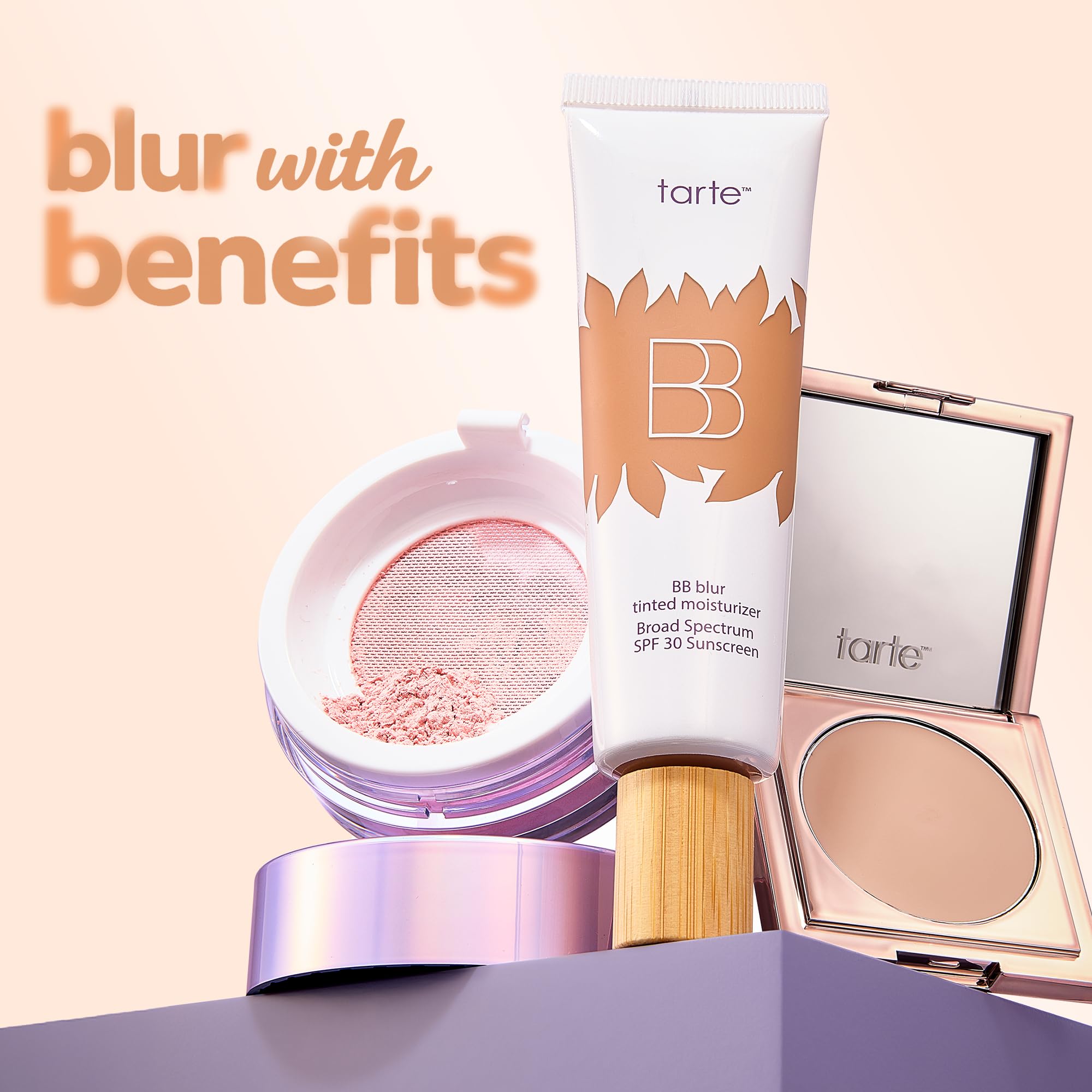 tarte lifestyle outdoor shot portrays SPF 30 protection during daytime wear