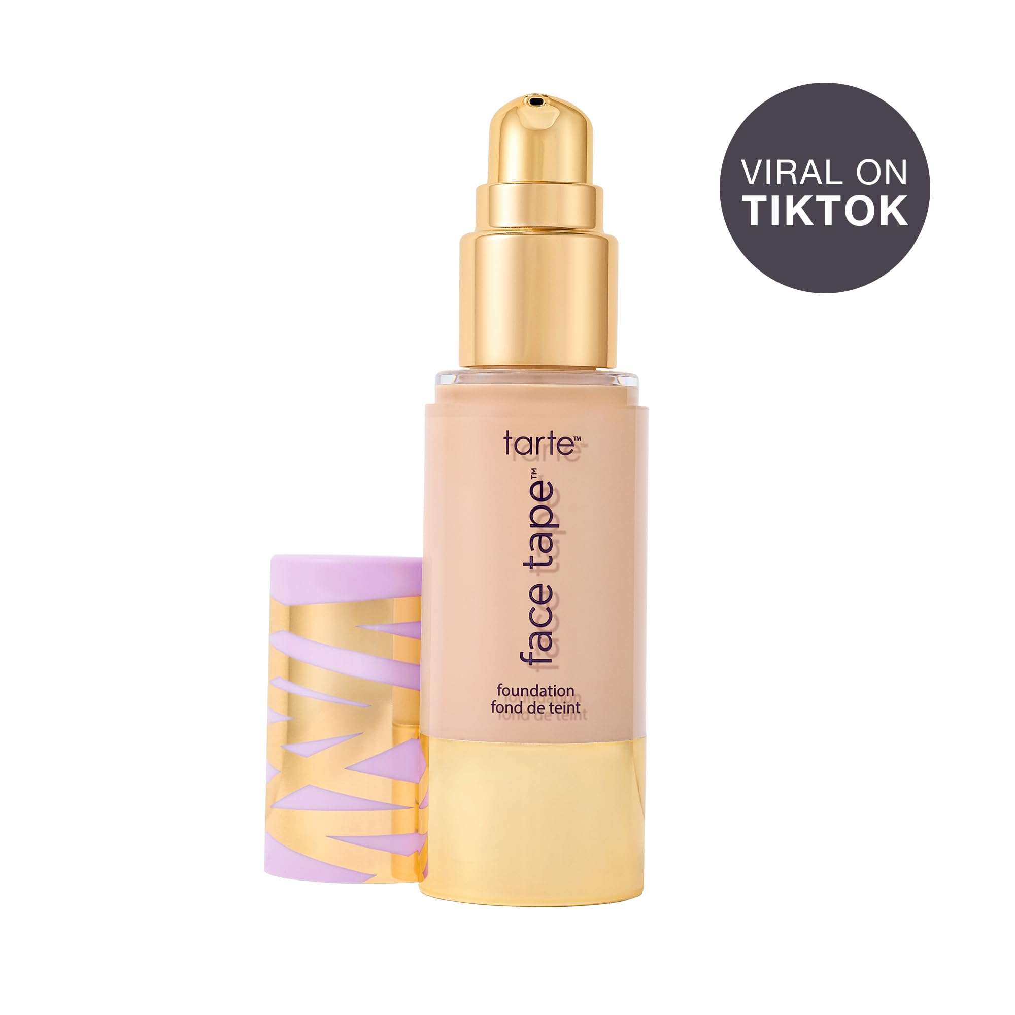 tarte Face Tape foundation applied with sponge for smooth, even coverage