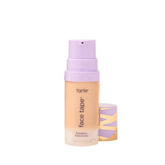 tarte travel-size foundation front packaging shows compact, portable makeup