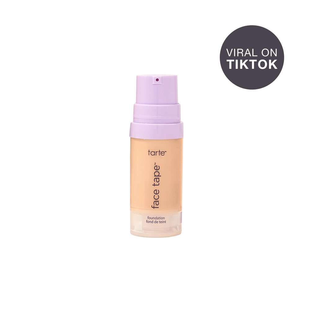 tarte foundation pump and cap close-up for neat, controlled dispensing