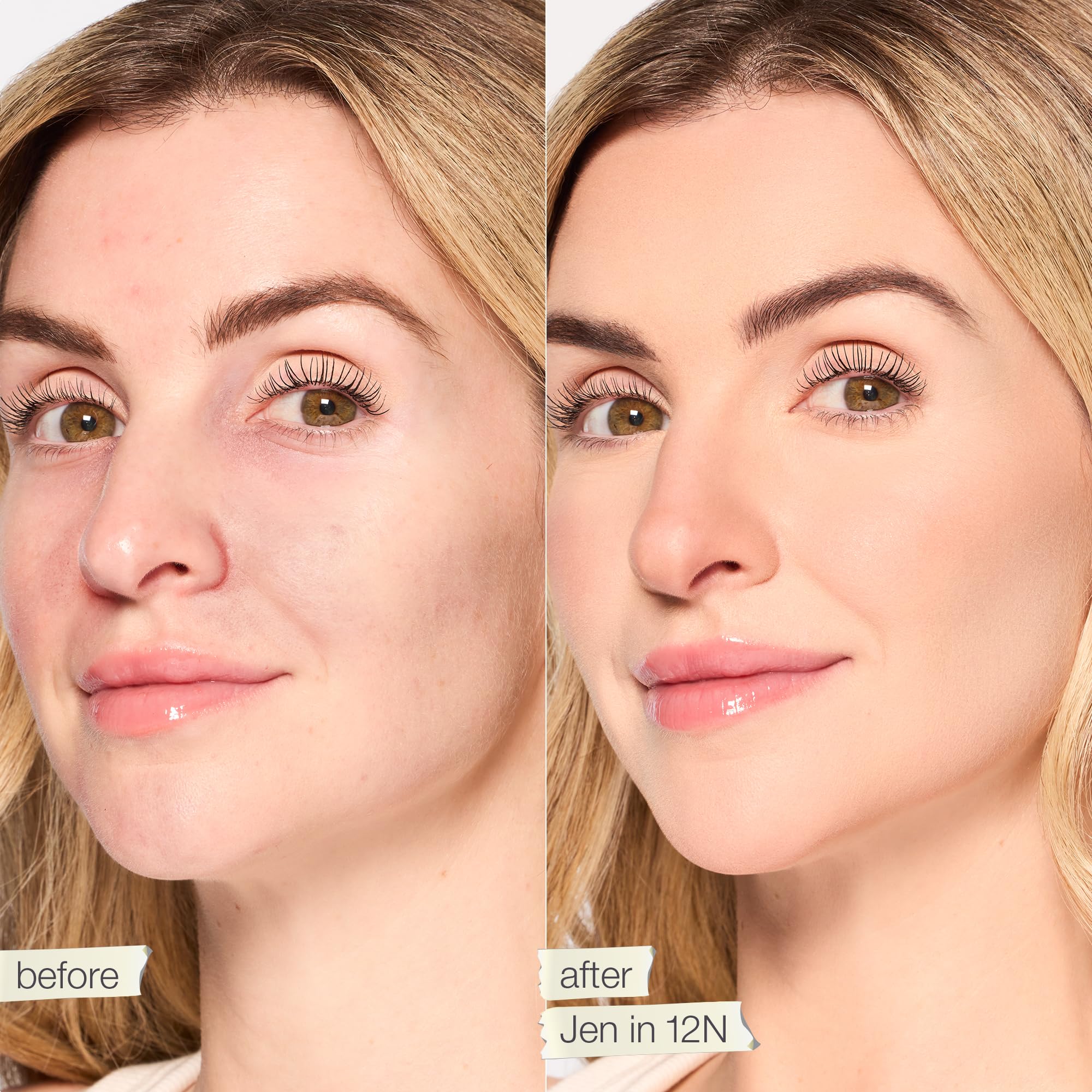 tarte foundation texture swirl close-up demonstrating smooth, blendable formula