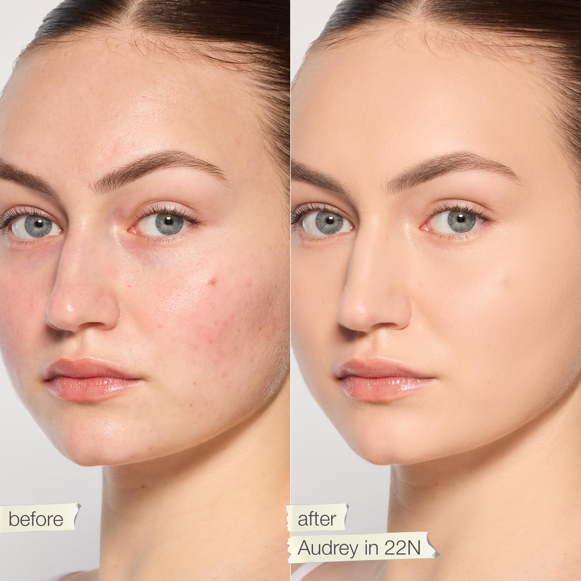 tarte shade 22N swatch on skin showing true color match and even coverage benefit