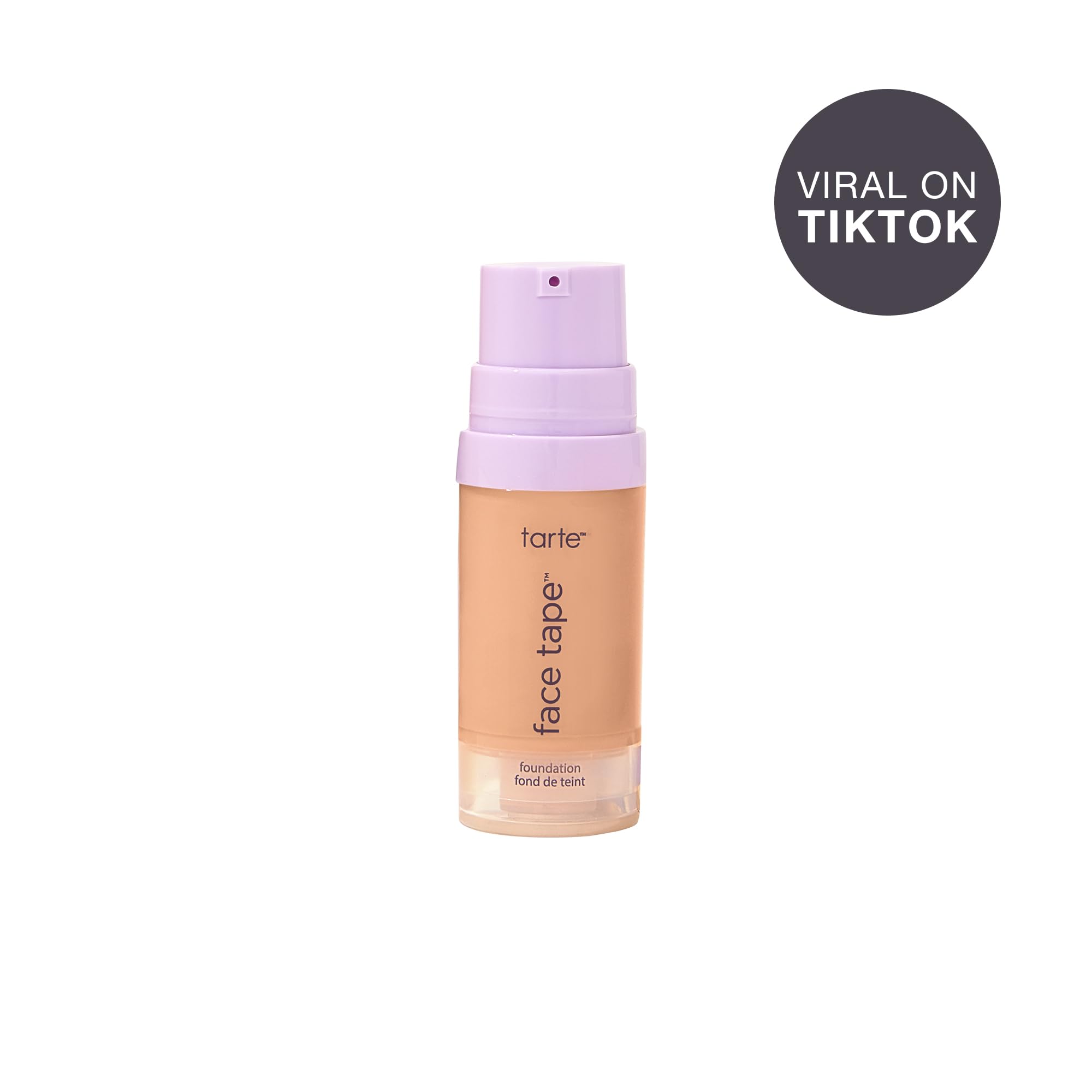tarte face tape texture pump closeup highlighting smooth, blendable consistency
