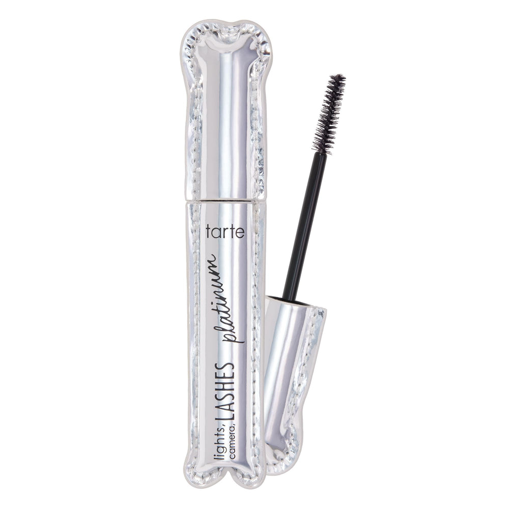 tarte front packaging showing black mascara, polished shelf-ready look and appeal