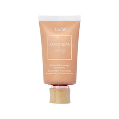 tarte front packaging showing full-size bottle and matte finish benefit