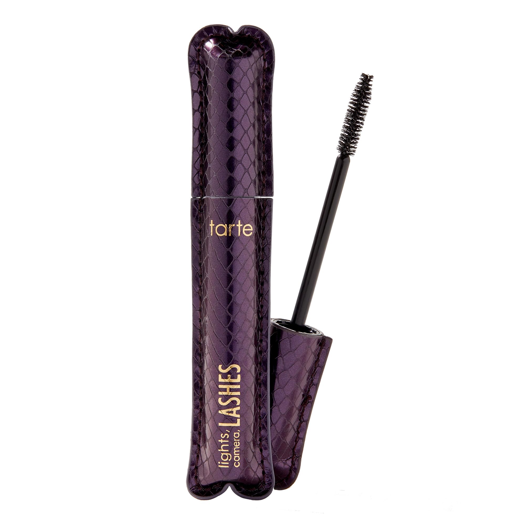 tarte full-size packaging front showing sleek tube and brand for clear product ID