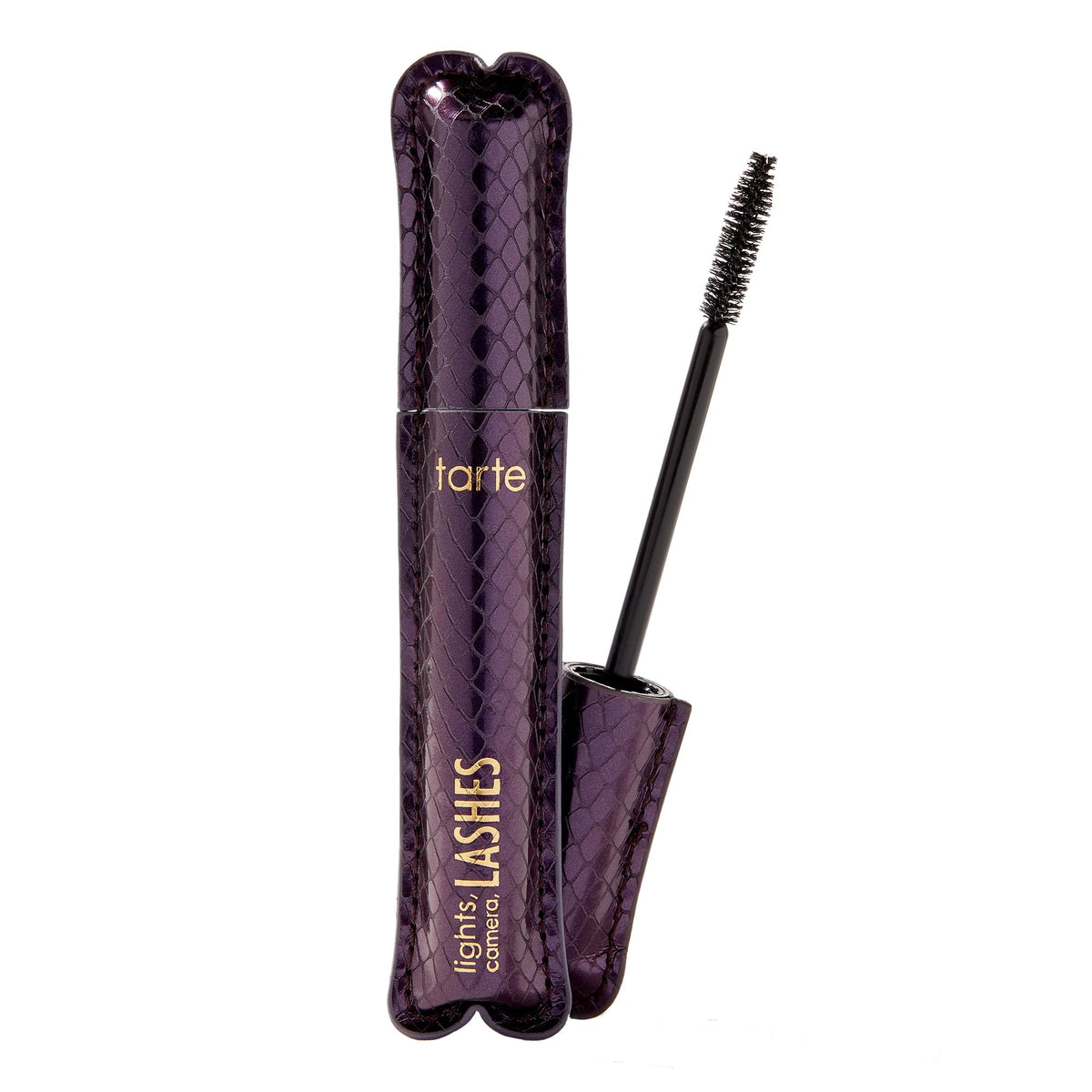 tarte full-size packaging front showing sleek tube and brand for clear product ID