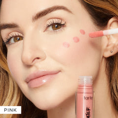 tarte maneater application fingertip demonstrates easy blending and fast application