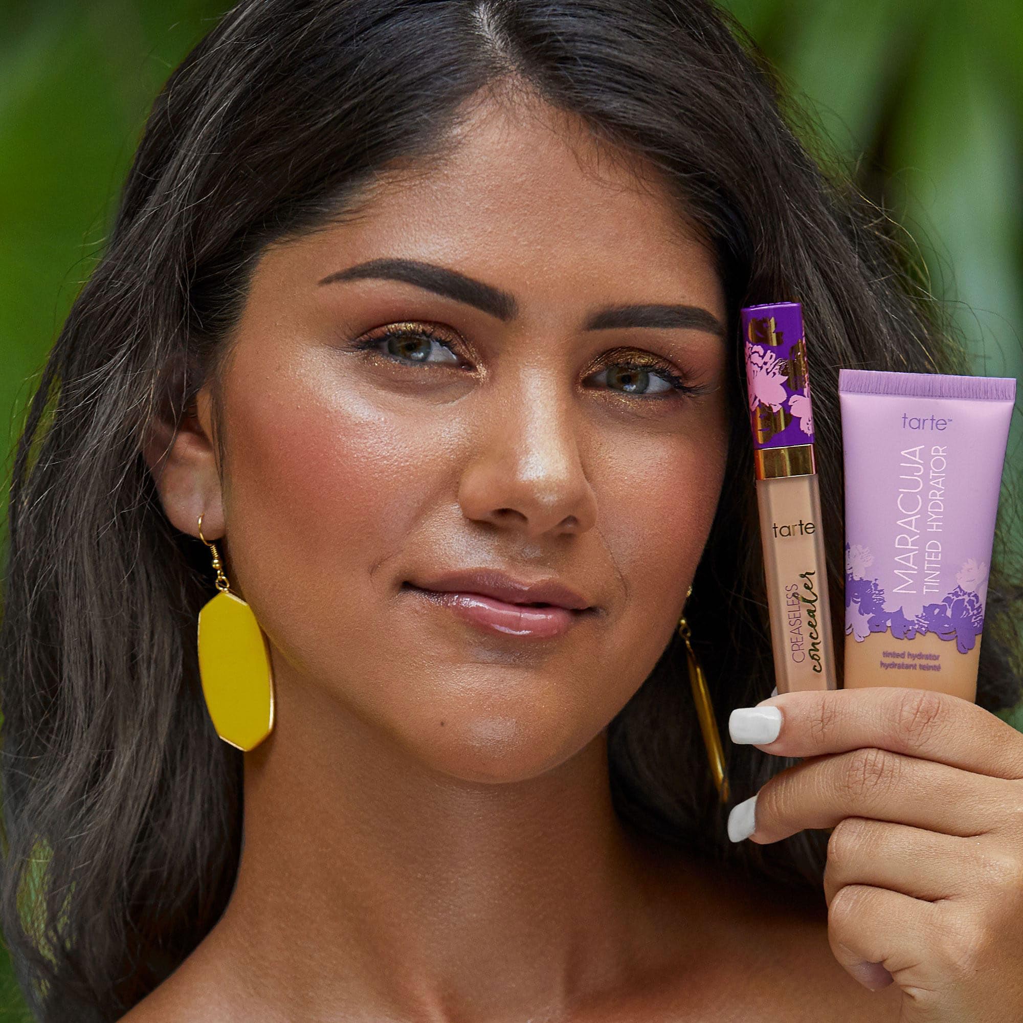 tarte 25N shade swatched on arm showing neutral undertone match