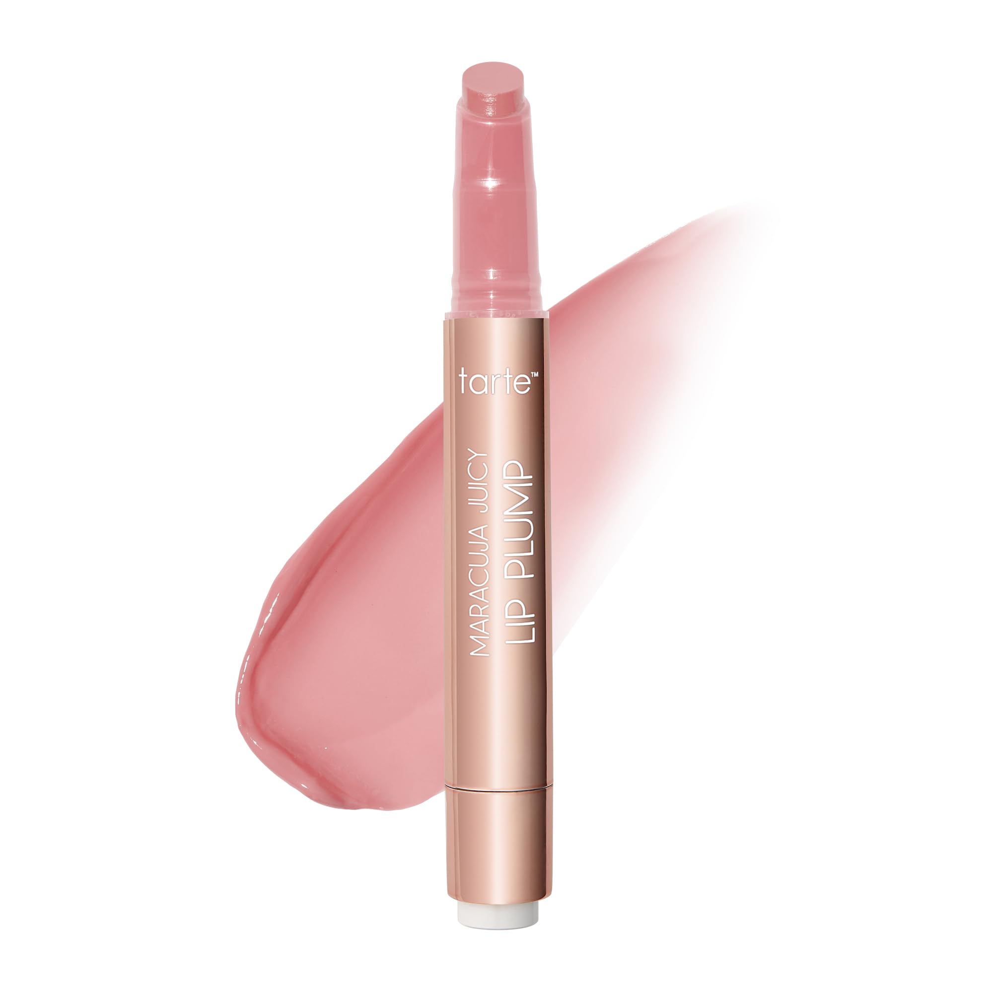 tarte front packaging showing cherry blossom shade and gloss benefit