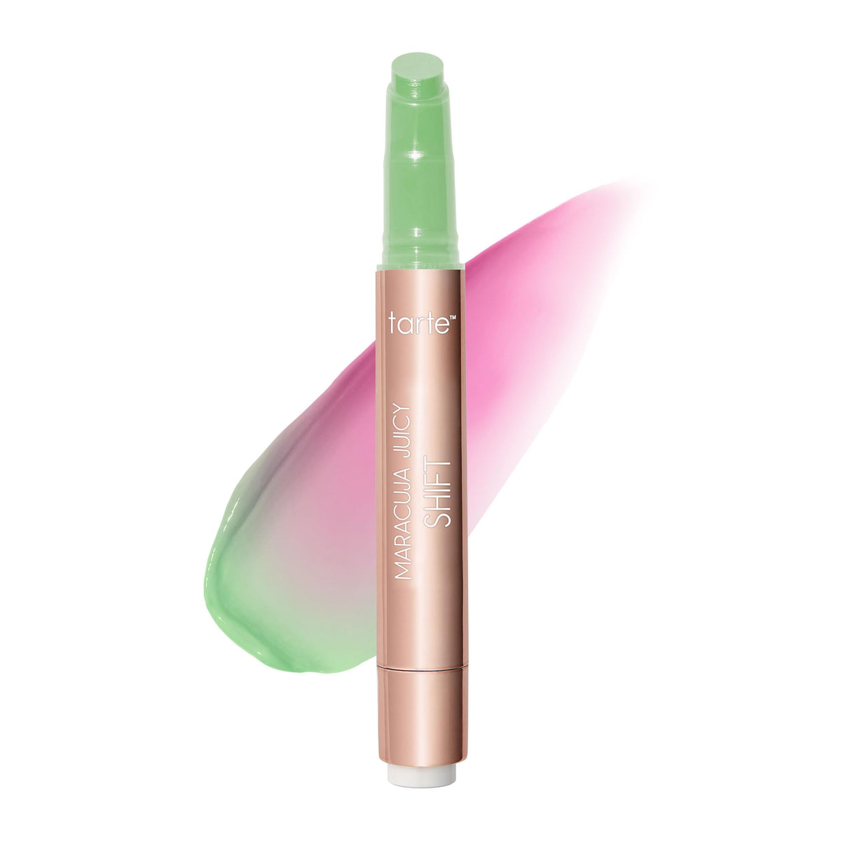 tarte product front packaging showing kiwi shade and glossy finish benefit
