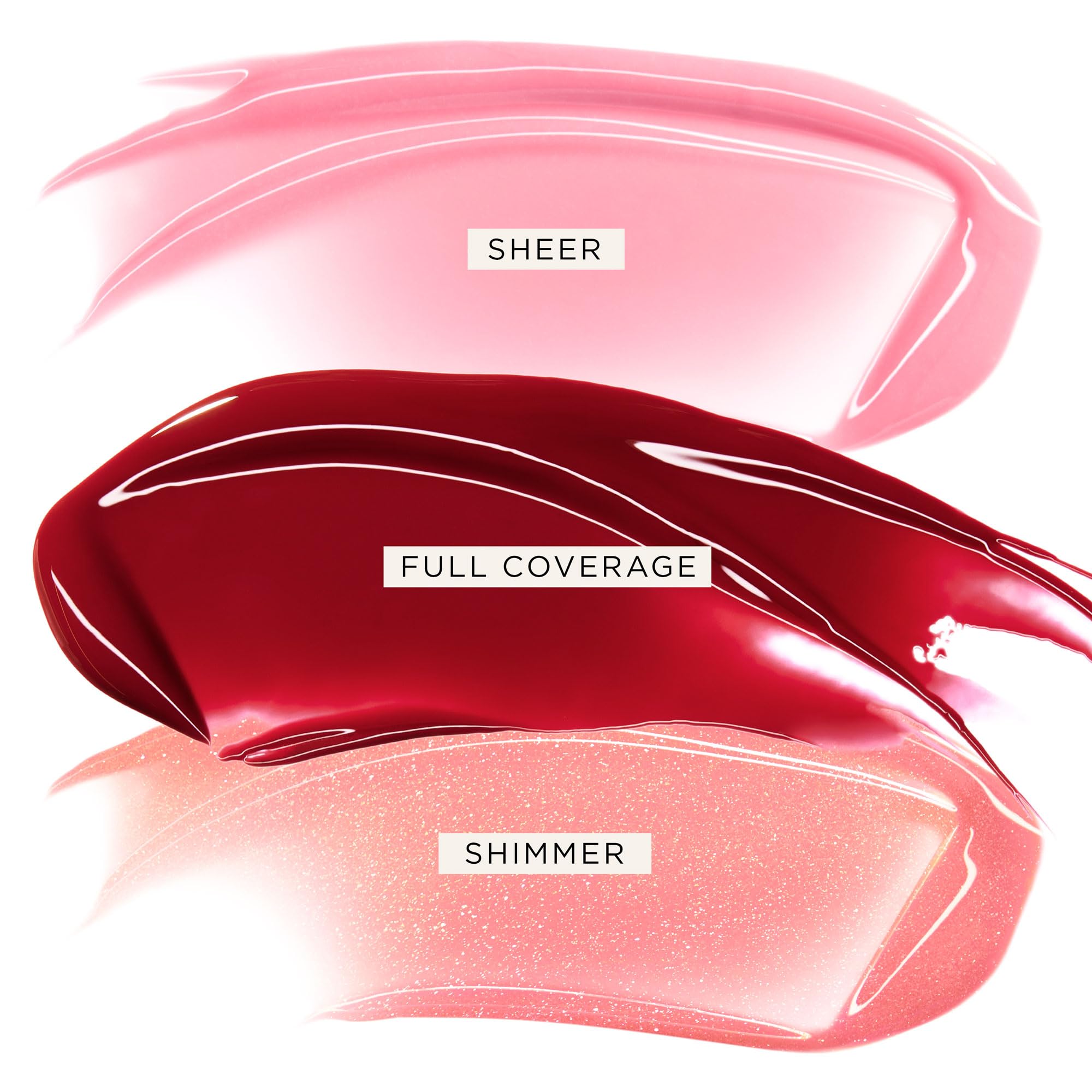 tarte on model lips demonstrating luminous shine and hydrated-looking result