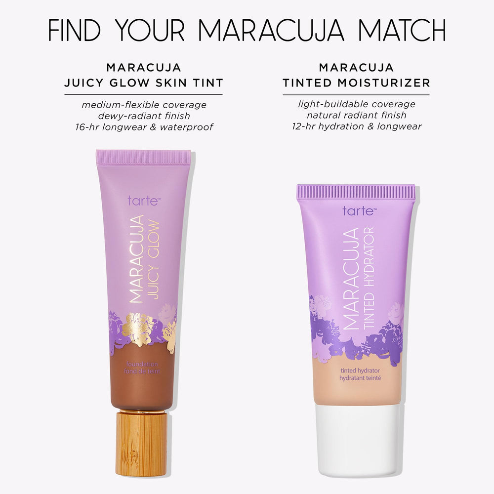 tarte maracuja oil ingredient shot emphasizing nourishing skin benefits