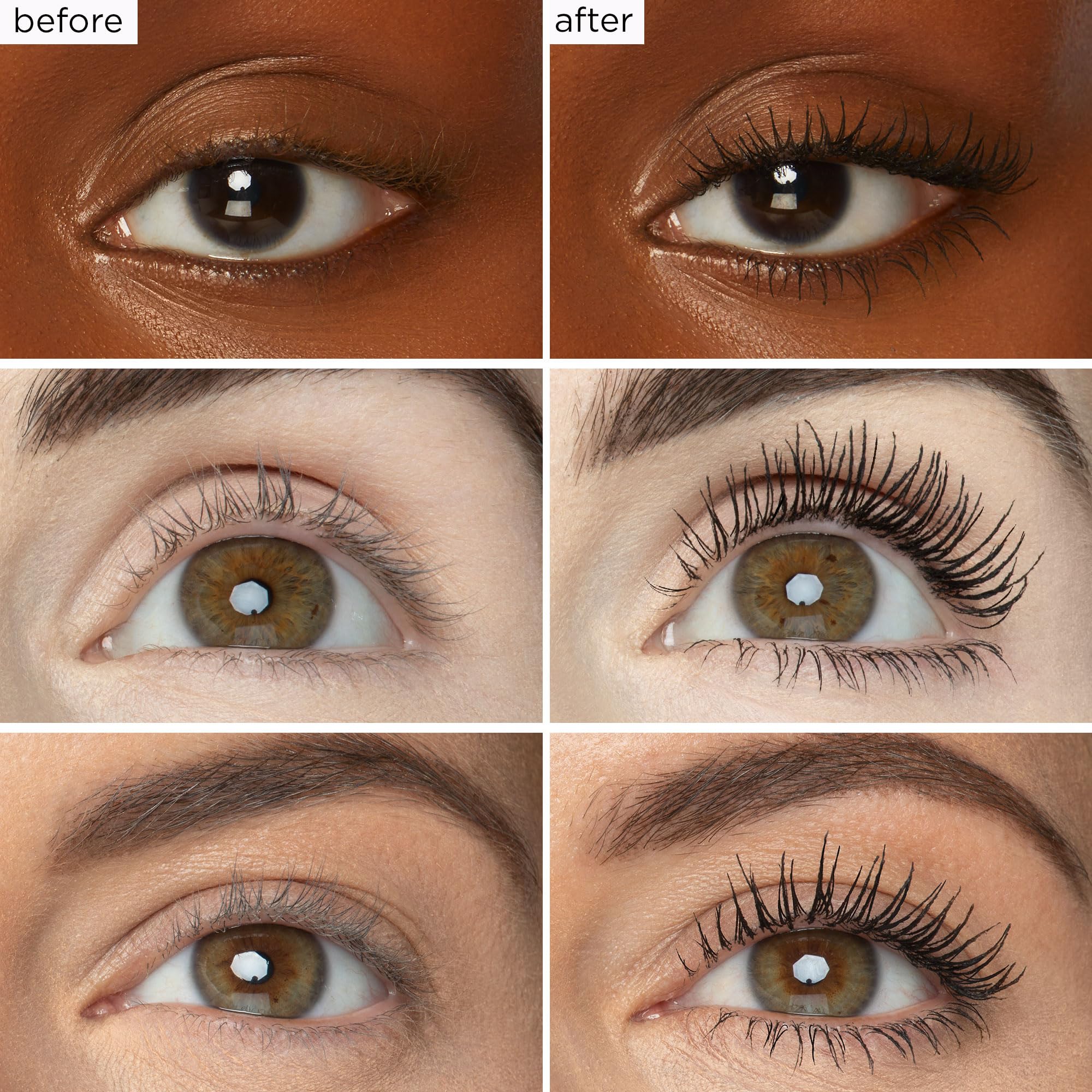 tarte texture swipe showing creamy black formula, smooth application benefit