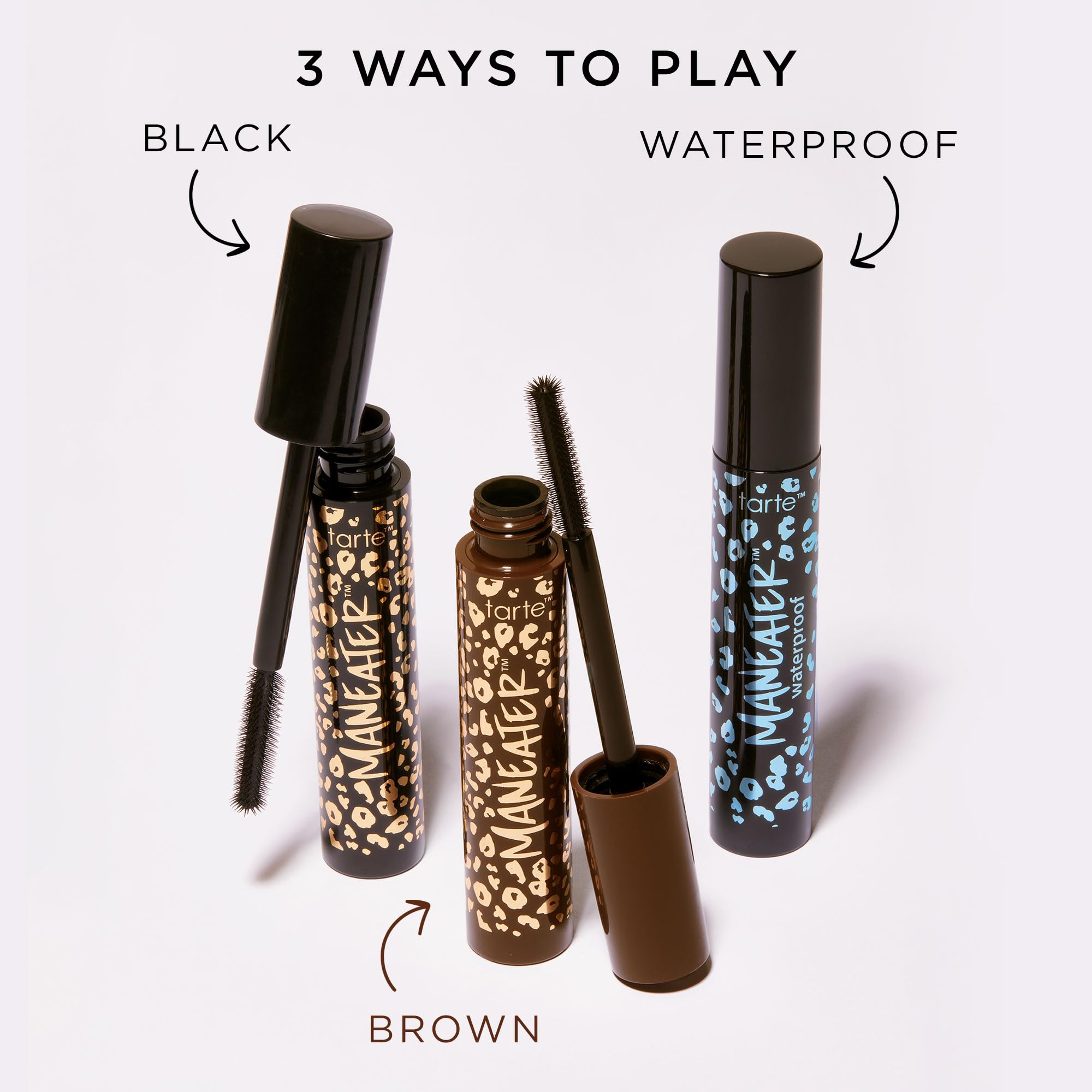 tarte mascara in evening glam look, dramatic volume and curl benefit