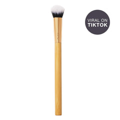 tarte brush angled head closeup highlighting targeted coverage benefit