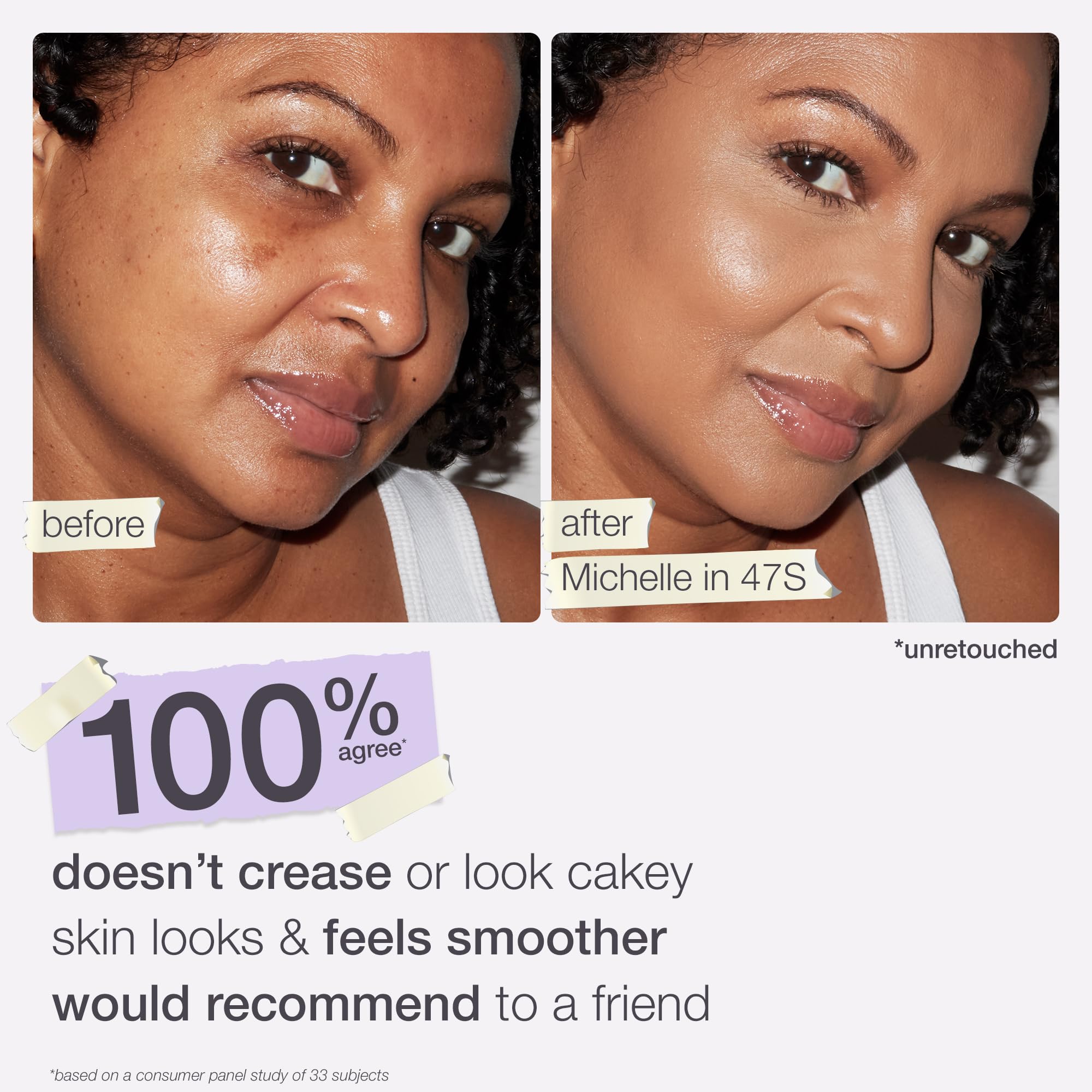applying tarte Shape Tape under-eye for brightening and creaseless finish