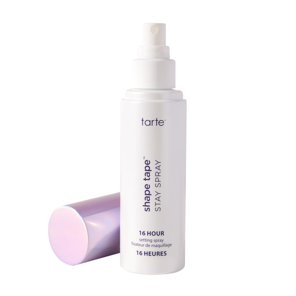 tarte front bottle image shows packaging and travel-friendly design benefit