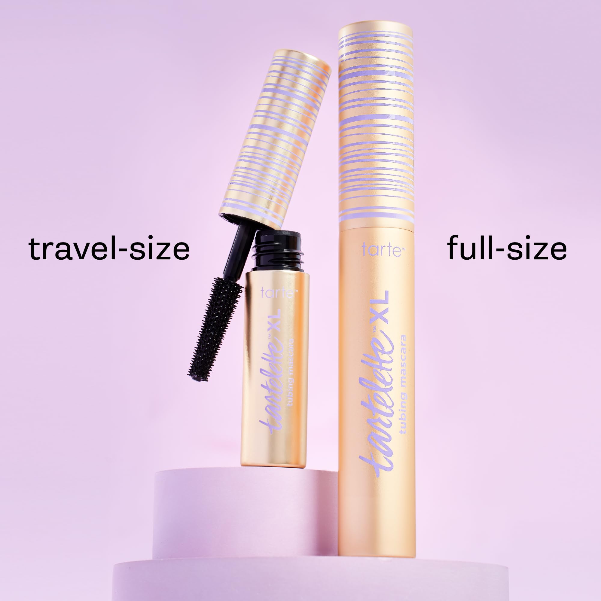tarte flatlay with award badge showcasing Allure Best of Beauty recognition