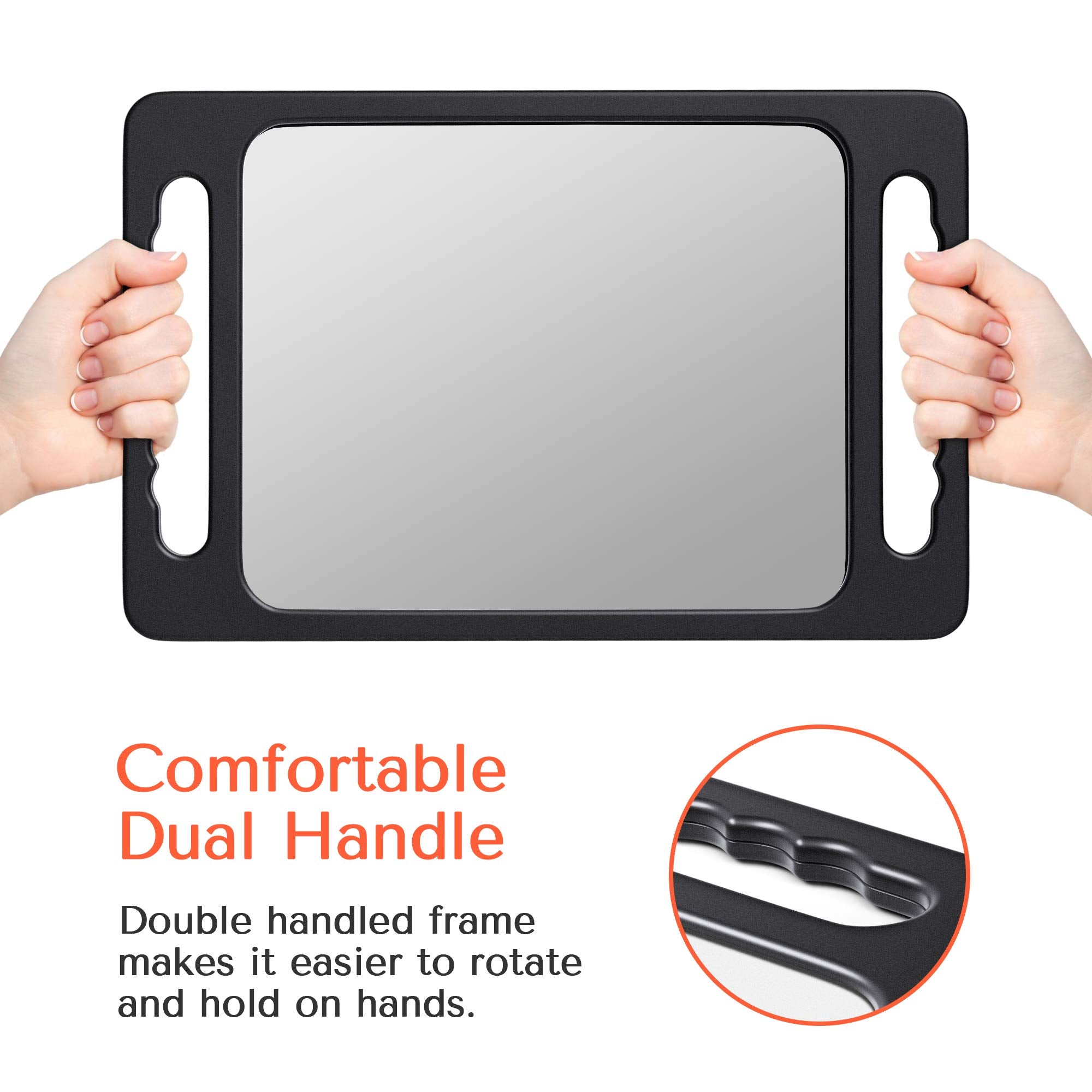 TASALON size comparison held in hand demonstrating portability