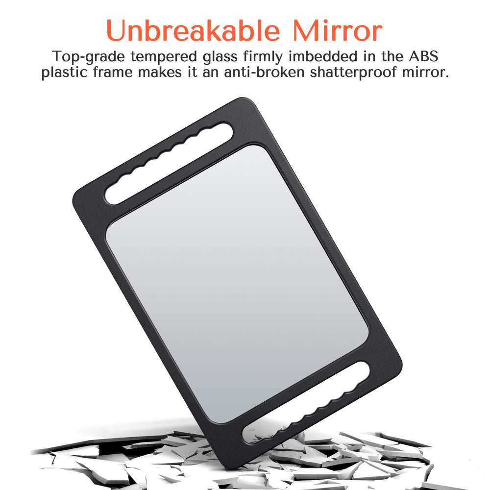 TASALON wall-hung mirror for space-saving salon organization