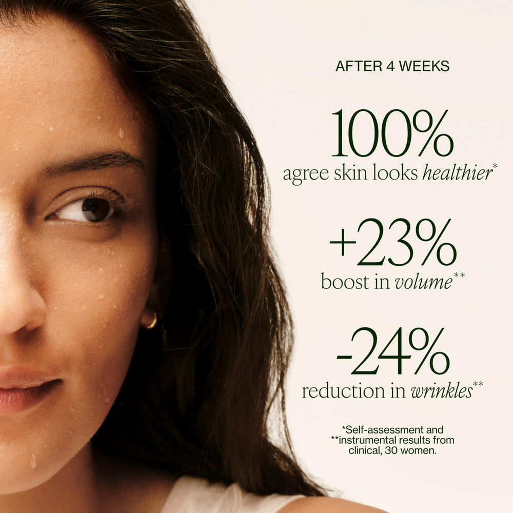 Tata Harper label closeup showing natural ingredients and clean formulation benefits