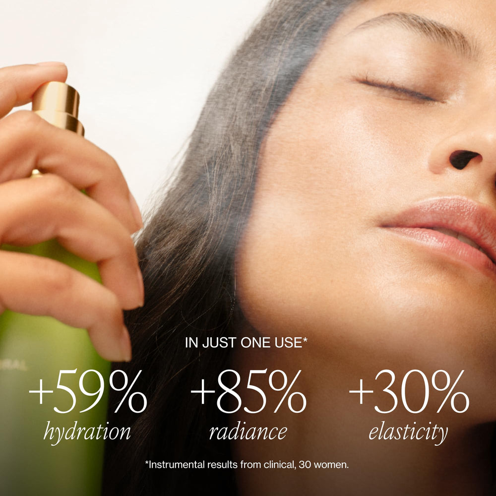 Tata Harper sprayed after cleansing to boost serum absorption and hydration