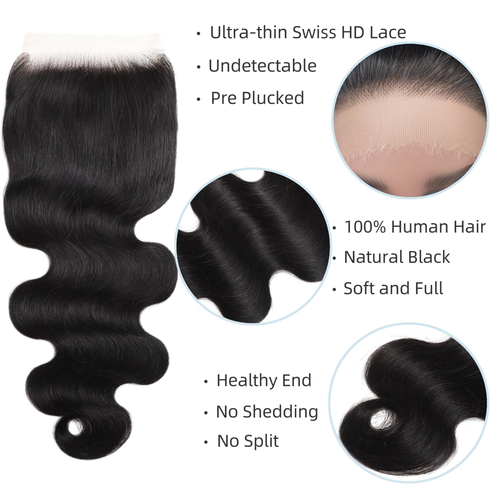 TATAYOOBOBO 16inch body wave hair showcasing soft waves and shine