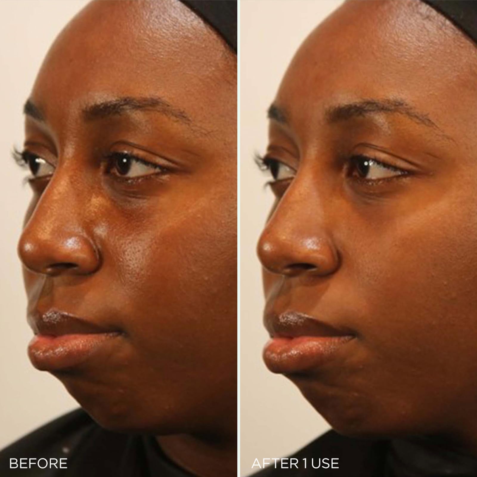 TATCHA application on face demonstrating even spread and quick three-minute routine benefit