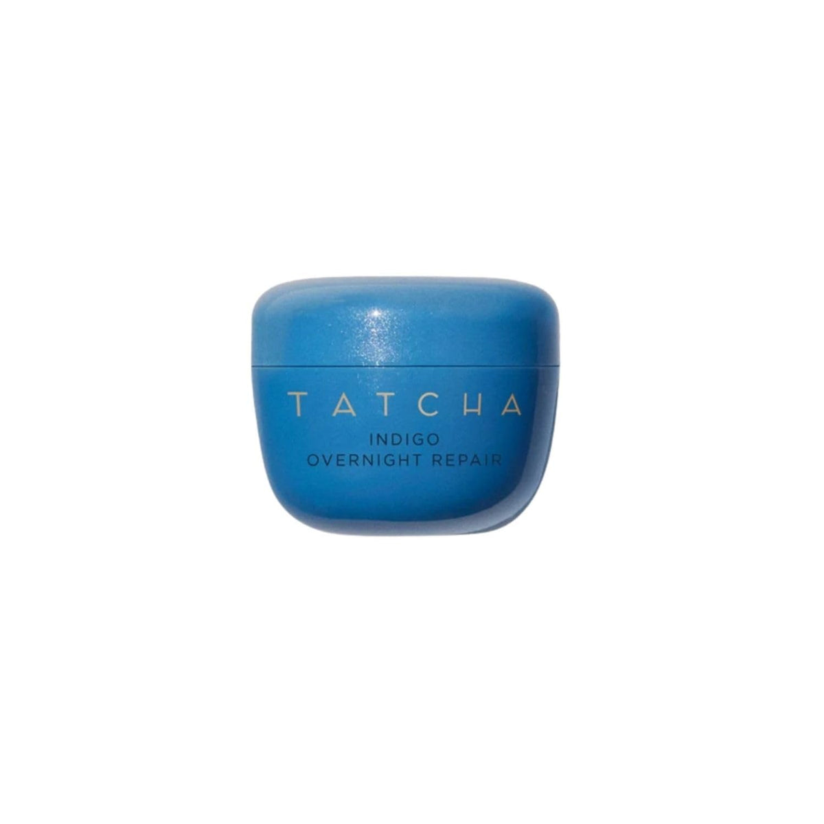 TATCHA front jar view showing product benefits and calming finish