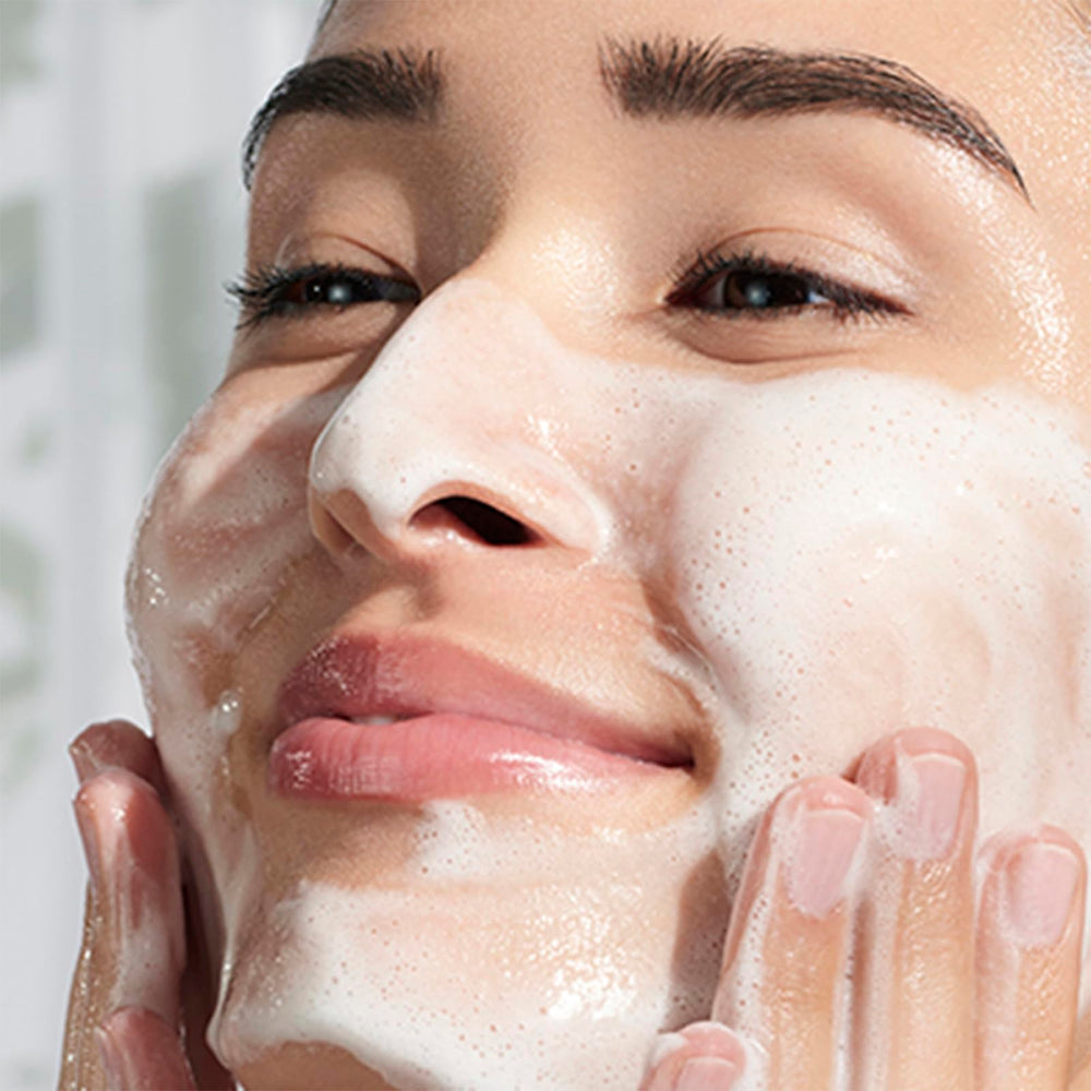 TATCHA in bathroom routine setting illustrating simple integration into skincare
