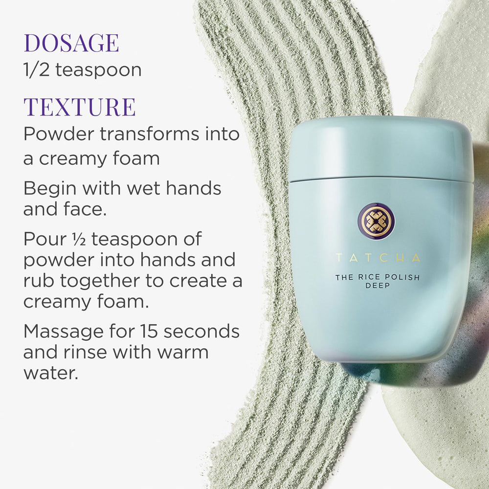 TATCHA jar beside a coin for scale showing compact size and travel-friendly benefit