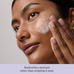 TATCHA rice wash Japanese rice powder close-up highlighting gentle exfoliating benefit