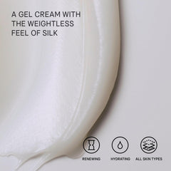 TATCHA cream being dispensed to show easy application and measured amount