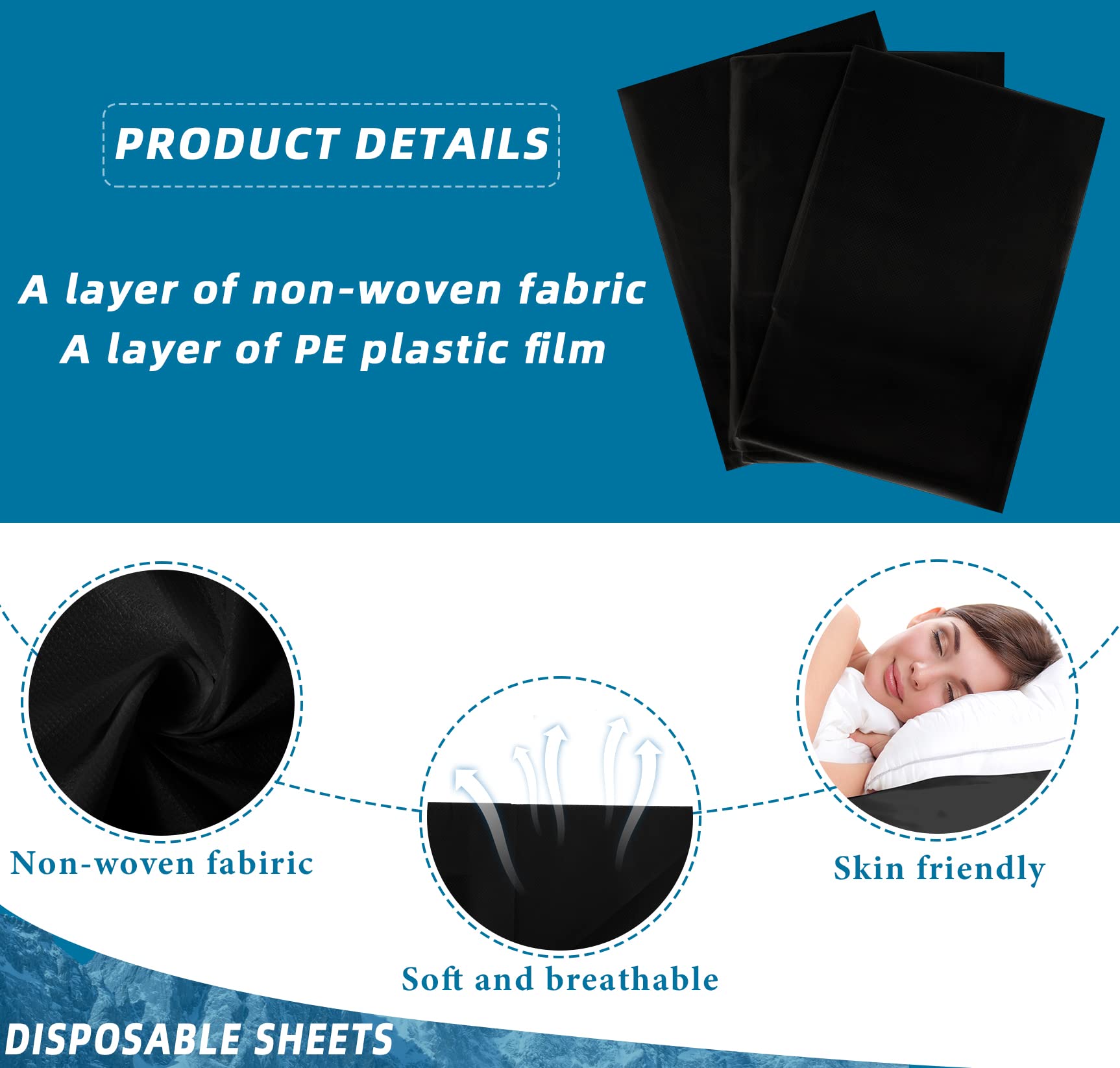 Tatuo demonstration of PE film backing highlighting waterproof and oil-resistant protection for surfaces