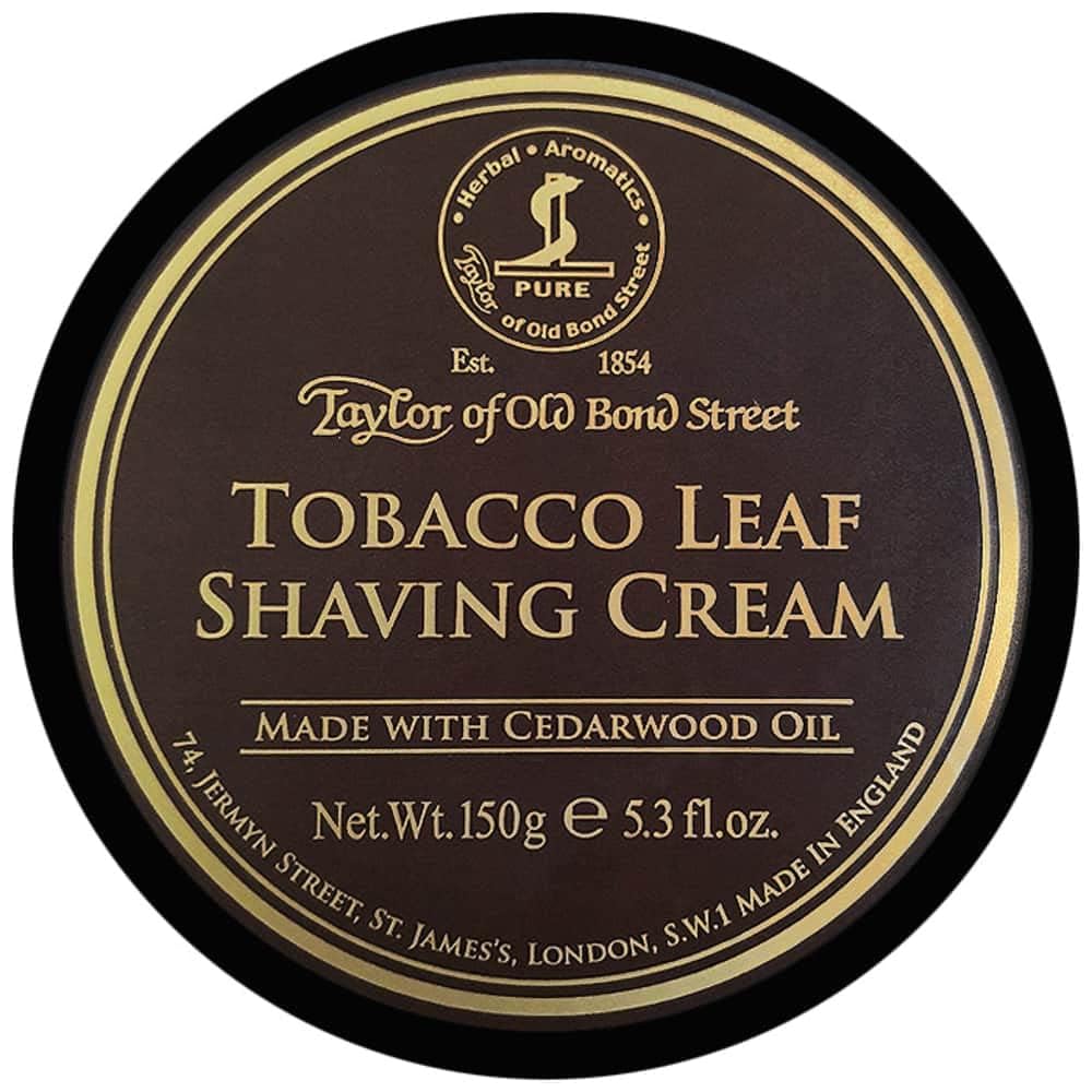 Taylor of Old Bond Street bowl front packaging showing product and classic label benefit: premium heritage grooming