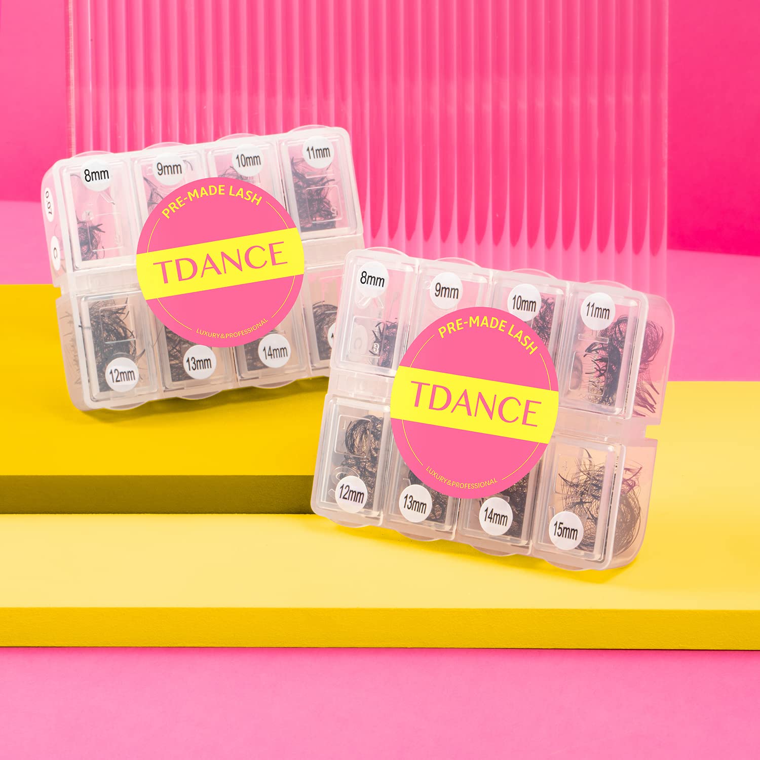TDANCE fan held in tweezers ready to apply, speeds up service