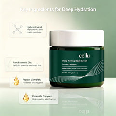 Tdips being rubbed on thigh showing coverage and smoothing benefit on body skin