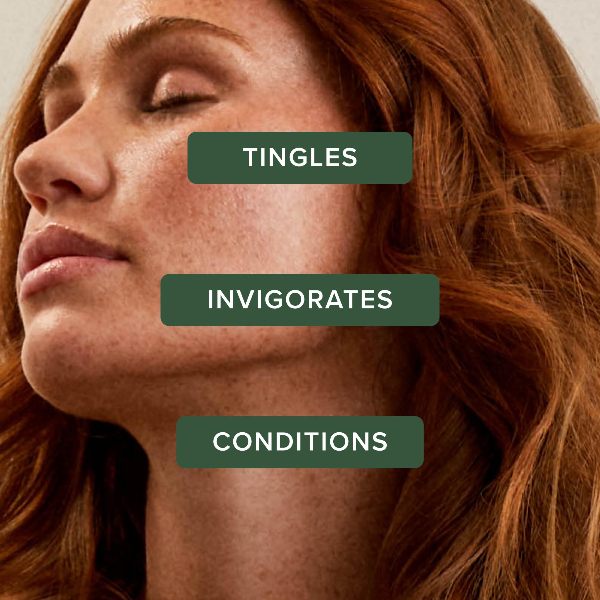 Tea Tree label close-up highlighting ingredients and clear instructions