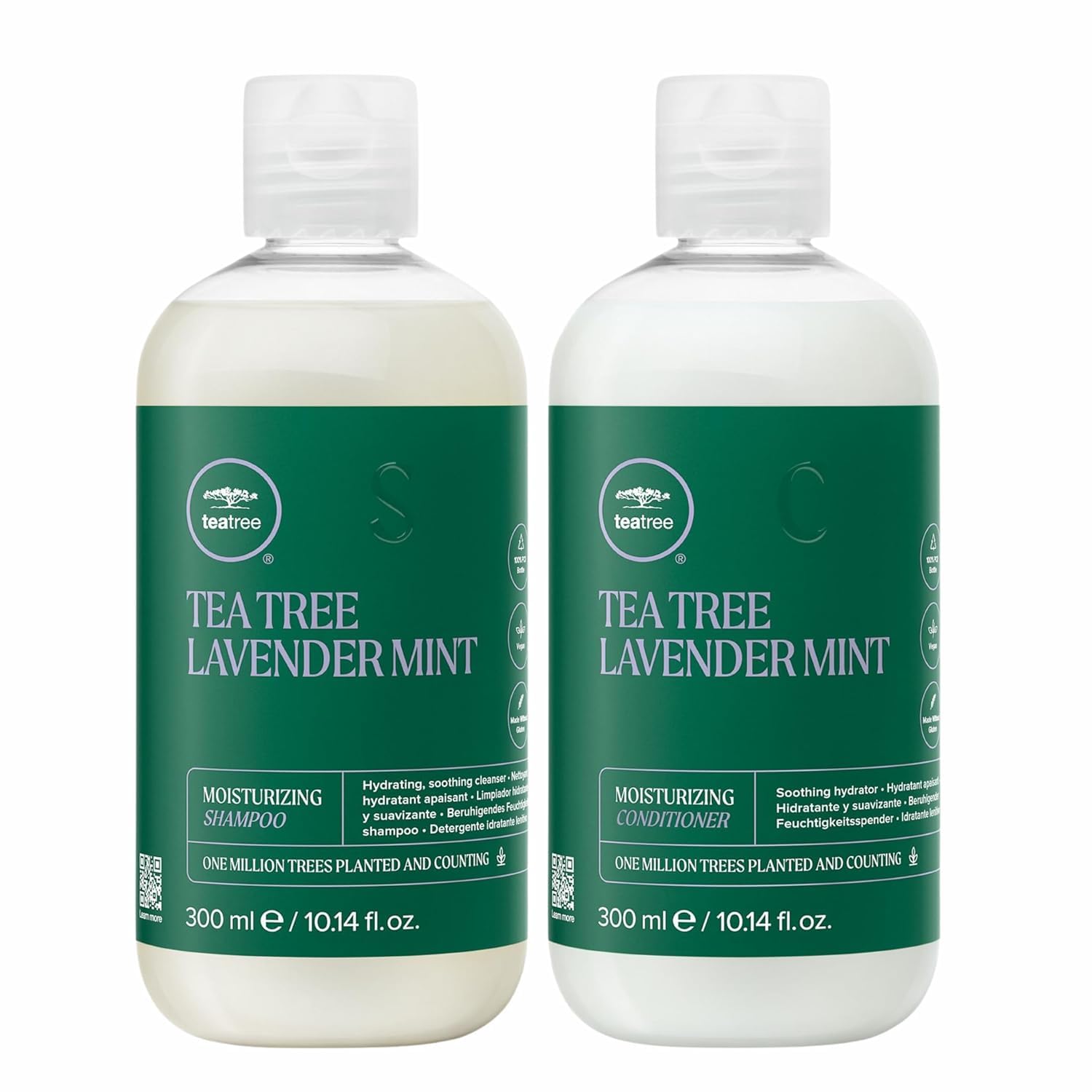 Tea Tree front packaging showing duo set and ornament for calming holiday gift