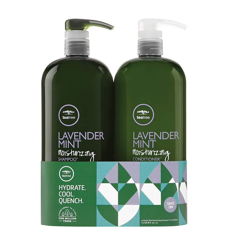 Tea Tree close-up of shampoo/conditioner texture delivering visible hydration