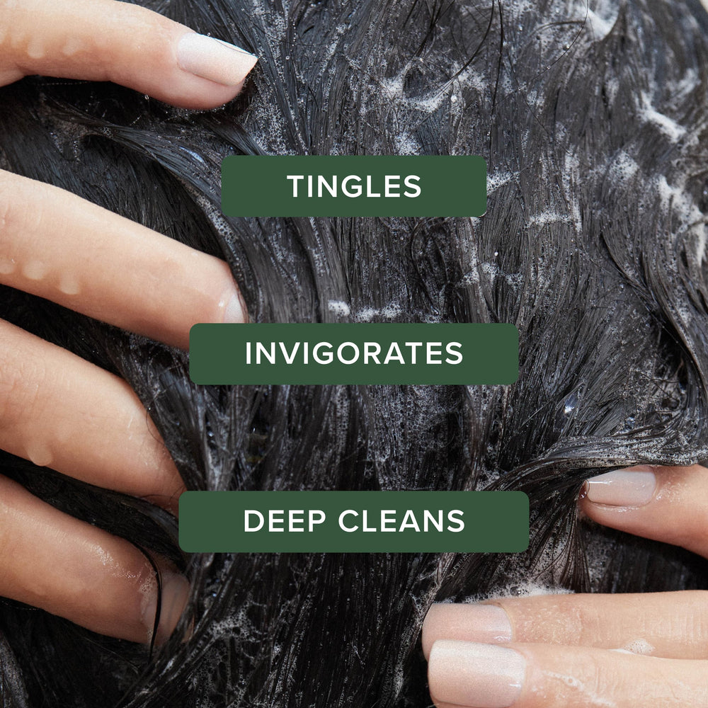 Tea Tree back label detail with ingredients and directions for clear guidance