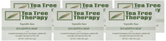 Tea Tree Therapy eucalyptus bar lather in hand demonstrating rich foam and moisturizing benefit
