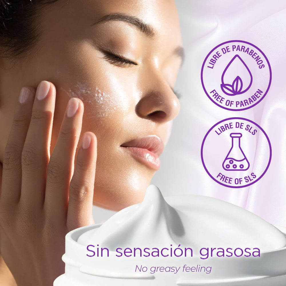 TEATRICAL cream in hand demonstrating lightweight spreadability benefit