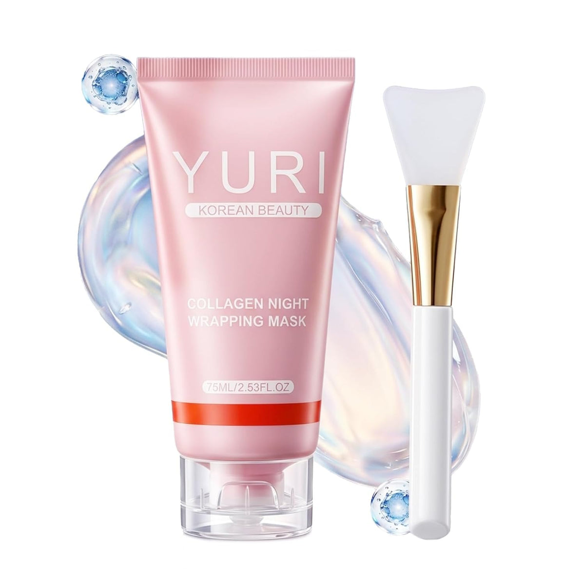 tebazoew YURI front packaging showing product benefits and size