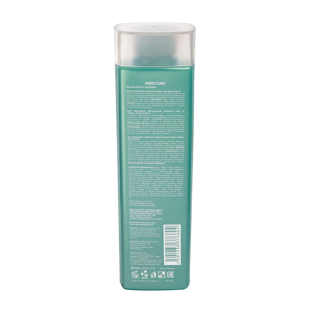 Tec Italy finished hairstyle with glossy hair showing smoother texture and polished finish benefit