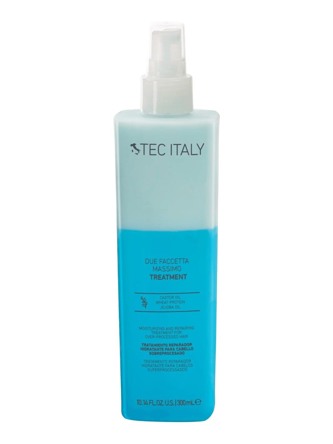Tec Italy bottle front packaging showing product label and 300ml size benefit
