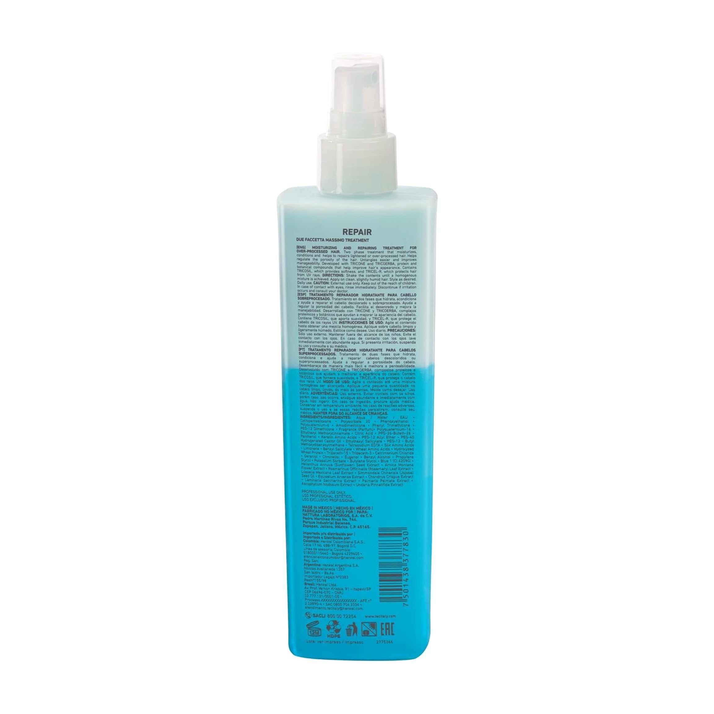 Tec Italy texture close-up of milky emulsified serum demonstrating lightweight hydration