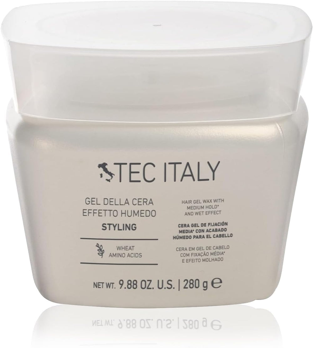 Tec Italy front packaging showing gel jar and product branding, highlights shelf-ready styling