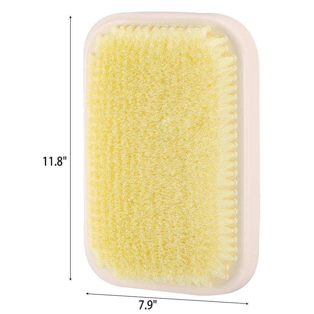 Tecbeauty close-up of firm plastic bristles highlighting effective exfoliation